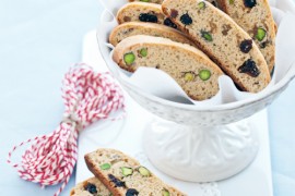 Cantuccini con pistacchi e amarene